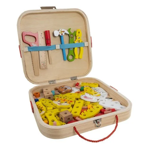 Drewniana Skrzynka z Narzędziami 2w1 | Warsztat Ma