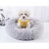 Legowisko włochate dla psa szare 22759