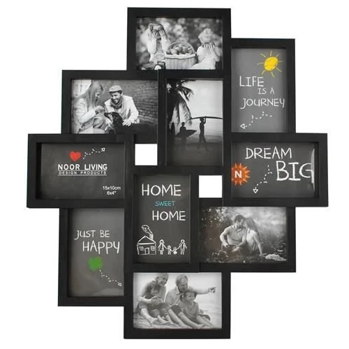 Ramka na 10 zdjęć - czarna