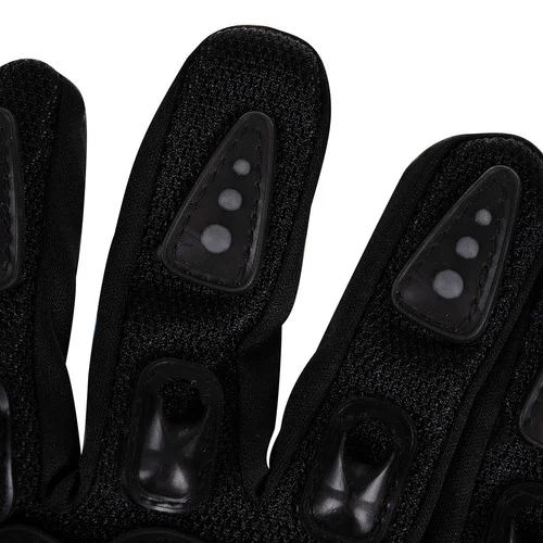 CZARNE RĘKAWICE MOTOCYKLOWE XL