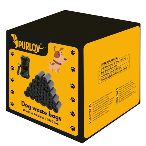 WORECZKI NA PSIE ODCHODY PURLOV  1000 szt