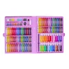 Zestaw do malowania w walizce 168 szt różowy