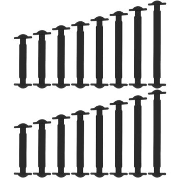 Sznurówki silikonowe- zestaw 16szt.