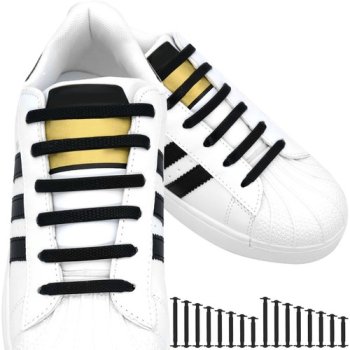 Sznurówki silikonowe- zestaw 16szt.