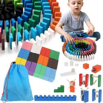 DREWNIANE DOMINO KULODROM - 407 el + TORBA