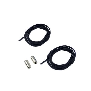 SZNURÓWKI BEZ WIĄZANIA CZARNE 01893