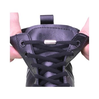 SZNURÓWKI BEZ WIĄZANIA CZARNE 01893