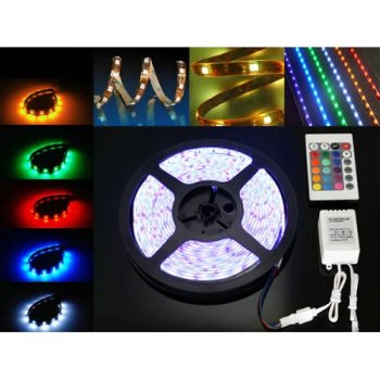 Taśma led wodoodporna smd 5050 RGB pilot + biały 5