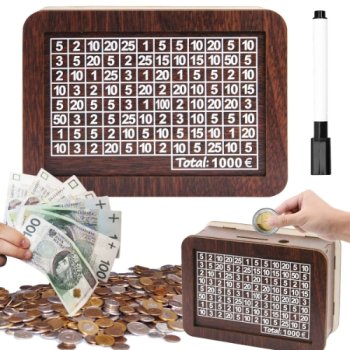 SKARBONKA DREWNIANA ALP-T-489