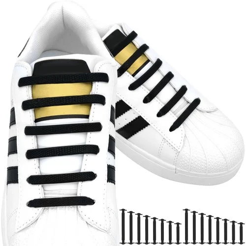 Sznurówki silikonowe- zestaw 16szt.