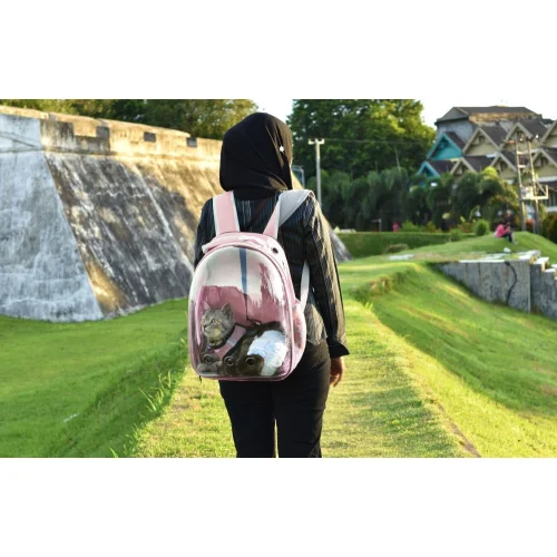 Plecak transporter z szybą dla kota psa torba podr