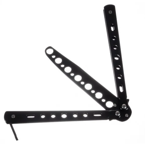 Nóż motylkowy do treningu- czarny