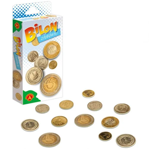 Pieniądze Złotówki - Bilon do zabawy Alexander