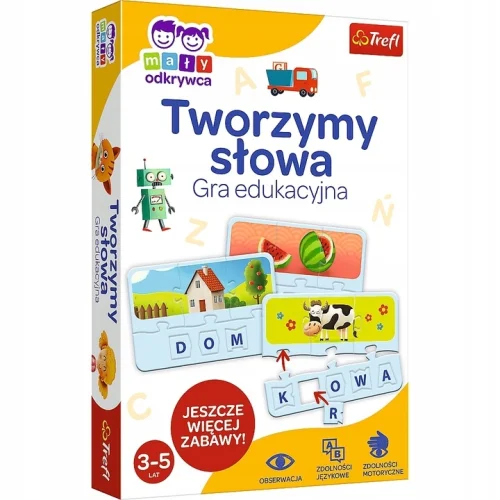 Tworzymy Słowa – Gra Edukacyjna Trefl 3-5 lat