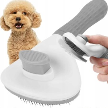 SAMOCZYSZCZĄCA SZCZOTKA DO SIERŚCI DLA PSA KOTA