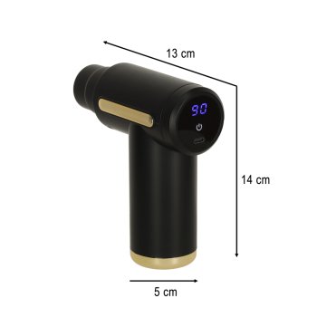 Pistolet do masażu masażer do pleców ciała LED 4w1