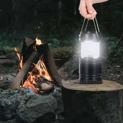 Lampka Solarna Turystyczna Składana Kempingowa