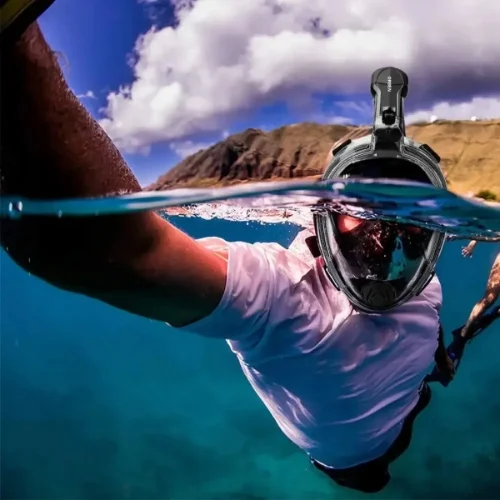 MASKA DO PŁYWANIA NURKOWANIA  L/XL MAT-T-407