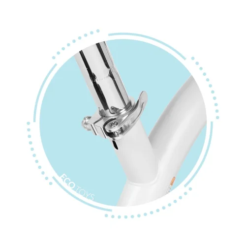 Rowerek biegowy dla dzieci koła EVA biały