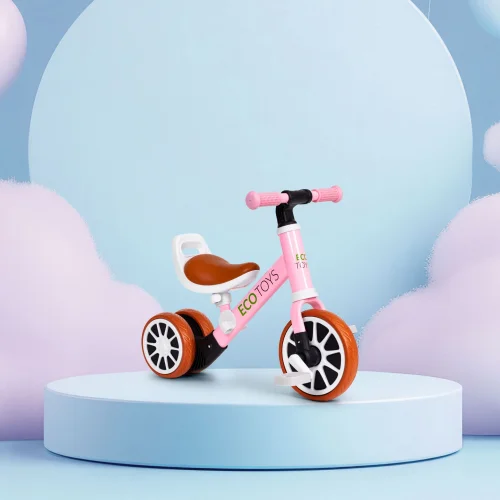 Rower rowerek trójkołowy biegowy z pedałami 2w1