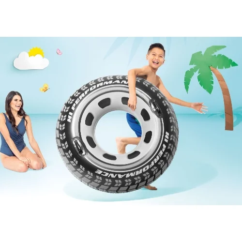 Koło dmuchane do pływania opona o średnicy 114 cm