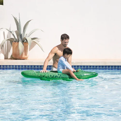 Dmuchany krokodyl do pływania INTEX 168 × 86 cm