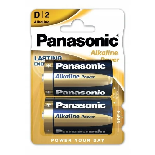 2 x Panasonic Alkaline Power LR20 / D (blister)