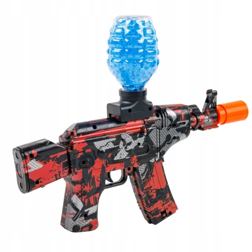 Pistolet automatyczny na kulki żelowe +światło KZ-
