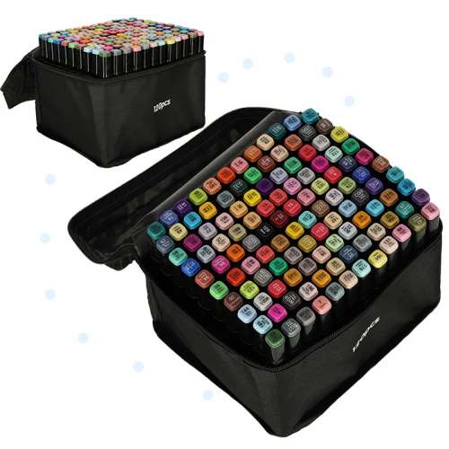 MARKERY DWUSTRONNE ALKOHOLOWE 120 SZT