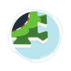 Mata Piankowa dla Dzieci Puzzle Miasto Ulice 12el