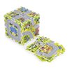 Duża Mata Piankowa Puzzle Miasto 21el 90x90cm