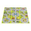 Duża Mata Piankowa Puzzle Miasto 21el 90x90cm