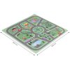 Duża Mata Piankowa Puzzle Miasto 21el 90x90cm