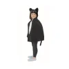 Pelerynka Strój dla Dzieci Kotek | Czarna