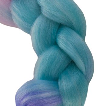 Włosy syntetyczne warkoczyki ombre róż/ni/f