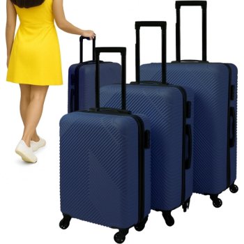 WALIZKA ŚREDNIA 24''  MODEL CH1058 GRANATOWA