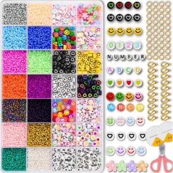 Zestaw Koralików i Zawieszek do Tworzenia Biżuteri