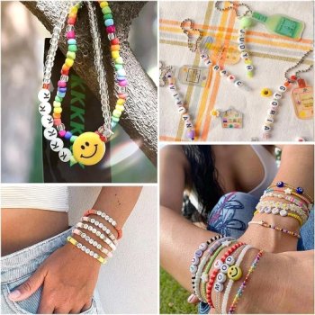 Zestaw Koralików i Zawieszek do Tworzenia Biżuteri