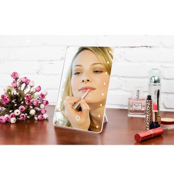 Lusterko kosmetyczne podświetlane 16 led duże