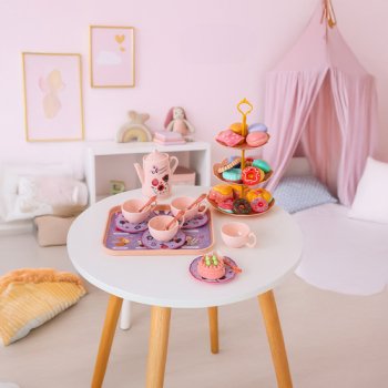 Zestaw do Herbaty dla Dziewczynek w Walizce