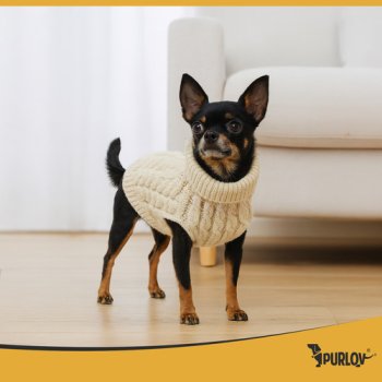 Sweterek zimowy PURLOV dla psa i kota S