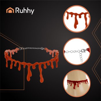 Naszyjnik choker RUHHY na Halloween