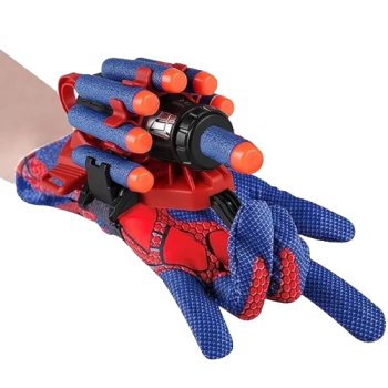 Spiderman Rękawica Wyrzutnia Sieci + 20 Strzałek
