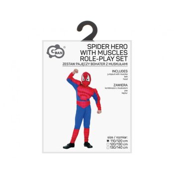 Strój dla Dzieci Pajęczy Bohater z Muskułami