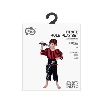 Strój dla Dzieci Pirat Korsarz 4-elementowy