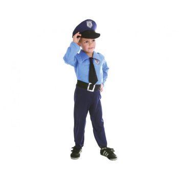 Zestaw dla dzieci Niebieski Policjant  92/104cm