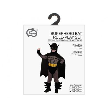 Zestaw Superbohatera Nietoperz Peleryna Maska