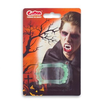 Zęby Wampira Świecące w Ciemności Kły | Uniwersaln