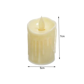 Świeca LED Wkład do Znicza Ruchomy Płomień 7cm