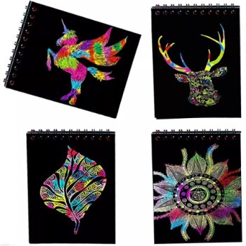 Scratch Paper Note Wydrapywanka Tęczowa